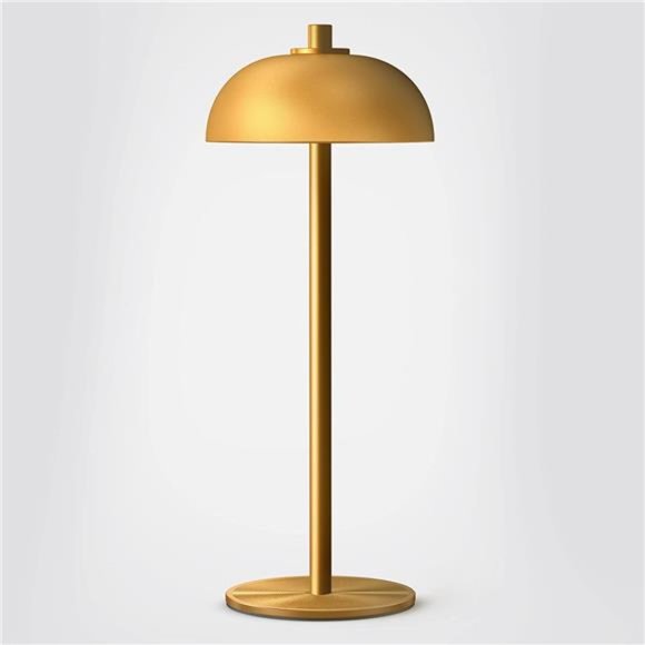 Rechargeable Cordless Table Lamp,5200mAh Battery Dimmable Outdoor Portable(Gold) - Picture 1 of 6